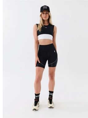 P.E Nation Reformer Bike Shorts Womens Activewear Running Training sz XS
